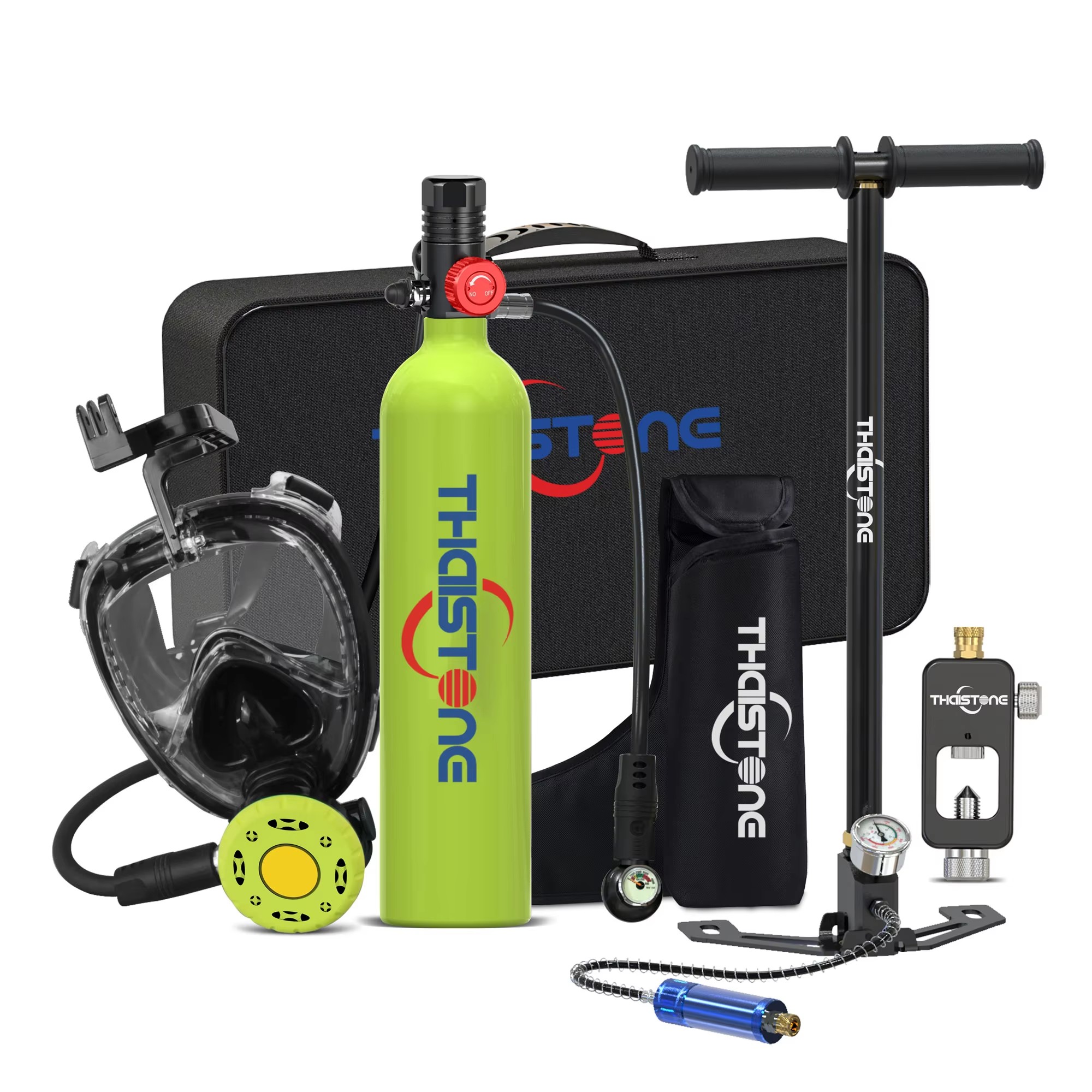 Diving Mask - Tangki Oksigen Scuba THAISTONE 1L dengan