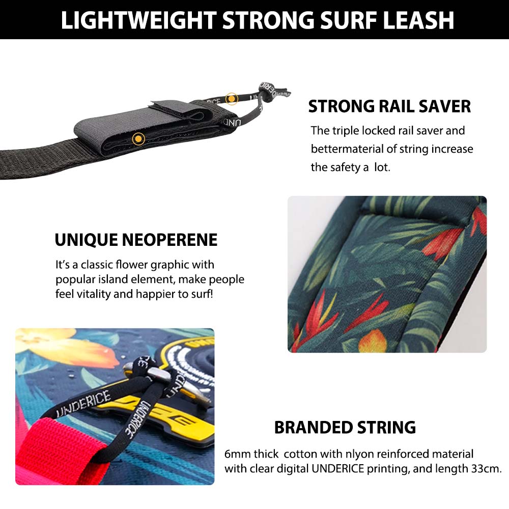 Tali Pengaman Paddle SUP 7MM10 - Surfboard Leash ulasan dan harga