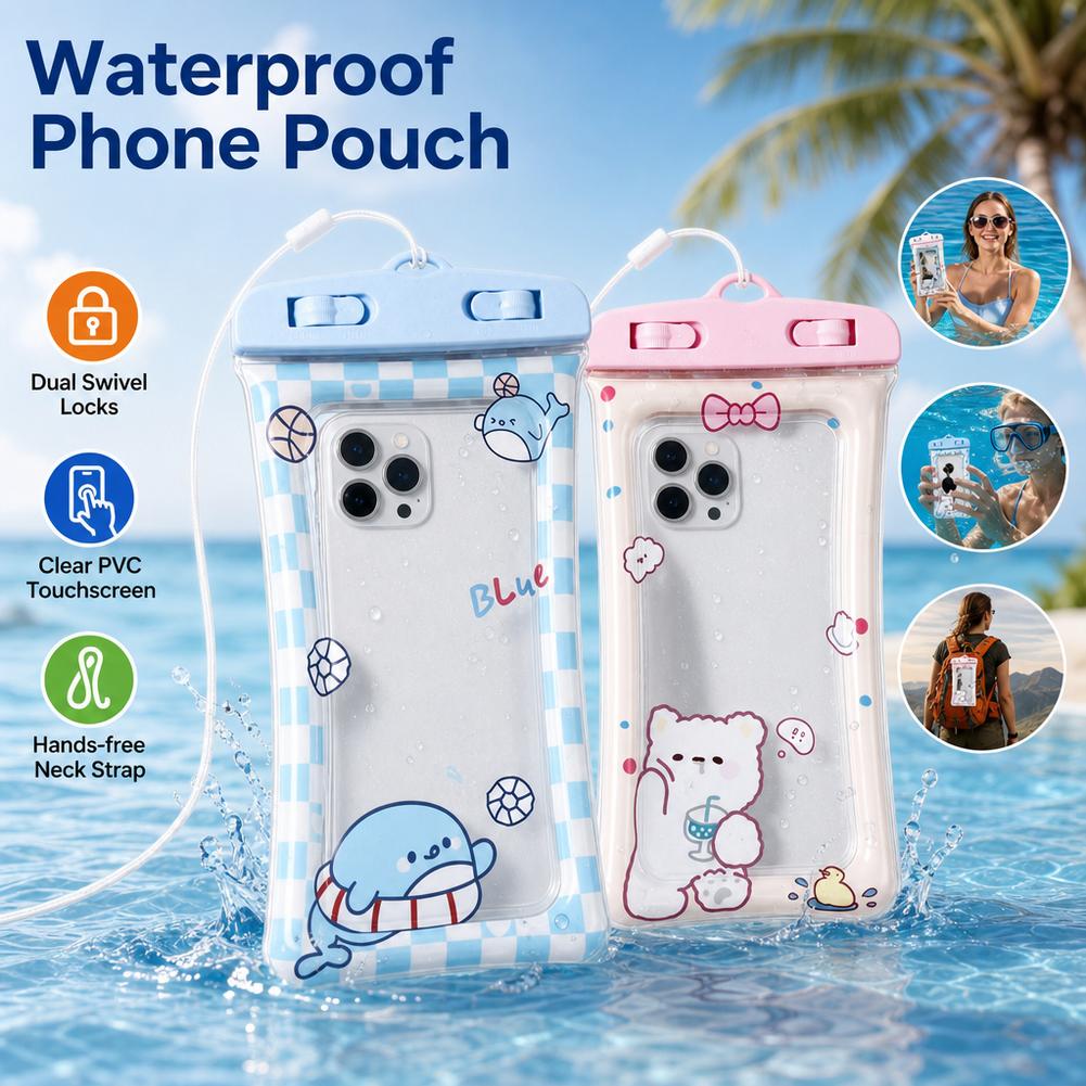 Casing Ponsel Tahan Air Beruan - Dry Bag Waterproof ulasan dan harga